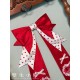 Twin Bears Take A Bite Of Cake White&Red JSK and Salopette(2nd Pre-Order/Full Payment Without Shipping)